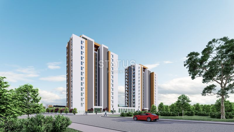 Уникальный проект с полной инфраструктурой в развитом районе Томюк в г. Мерсин. 75м2 – 120м2 фото 3