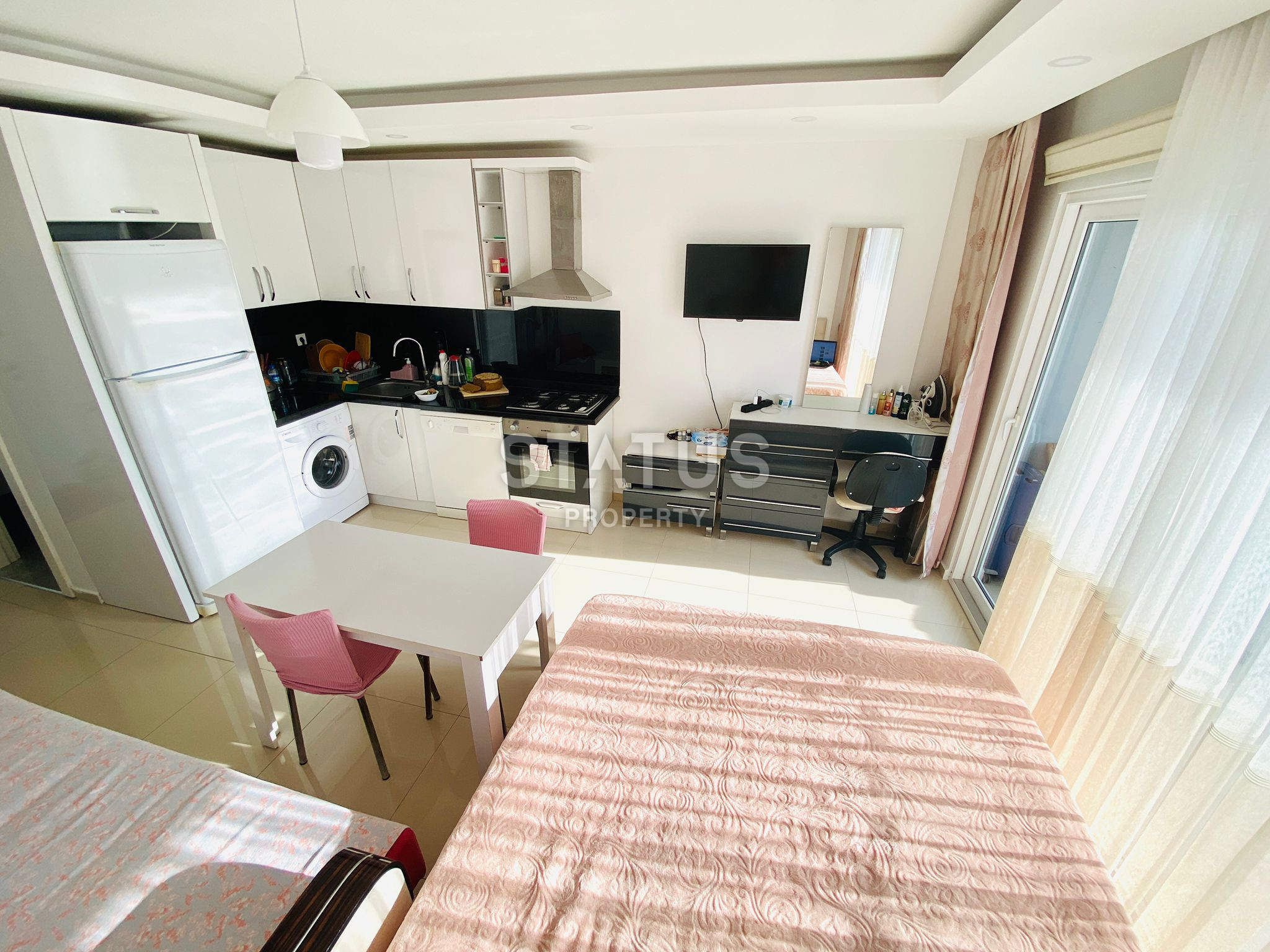 Квартира- студия в районе Кестель с видом на море, 32м2 фото 5