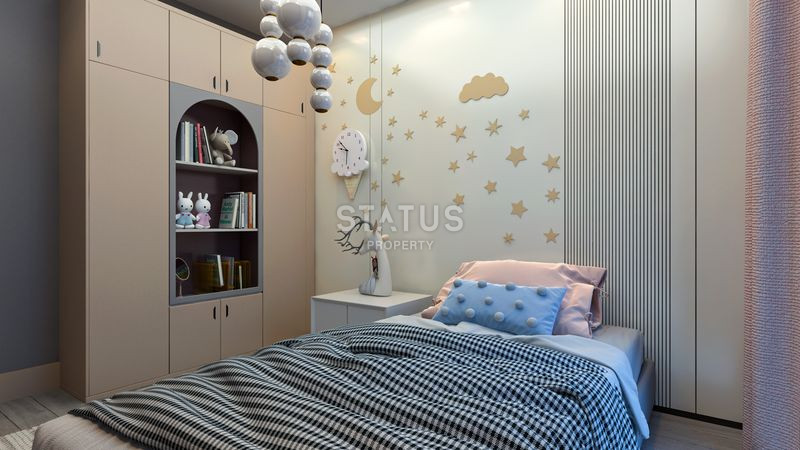 Один из лучших проектов с полной инфраструктурой в развитом районе Тедже в г. Мерсин. 65м2 – 100м2 фото 21