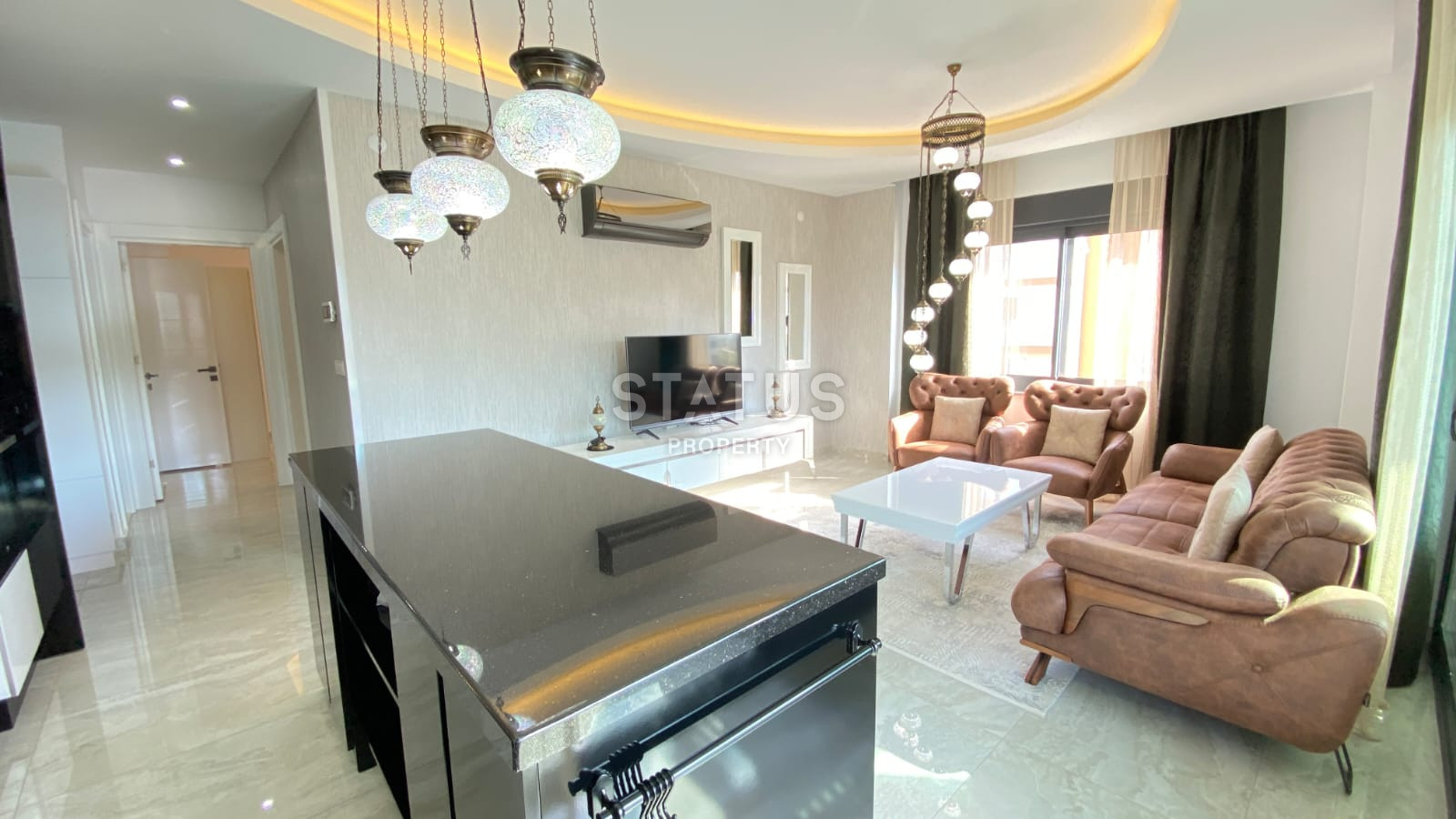 Трехкомнатные меблированные апартаменты в районе Кестель, 87м2 фото 4