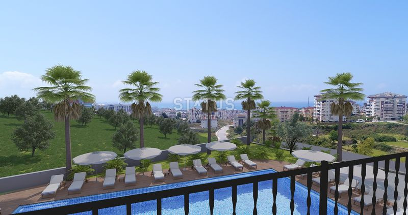 Новые квартиры от инвестора 1+1 на разных этажах в новом ЖК в Авсалларе. 45м2 фото 5