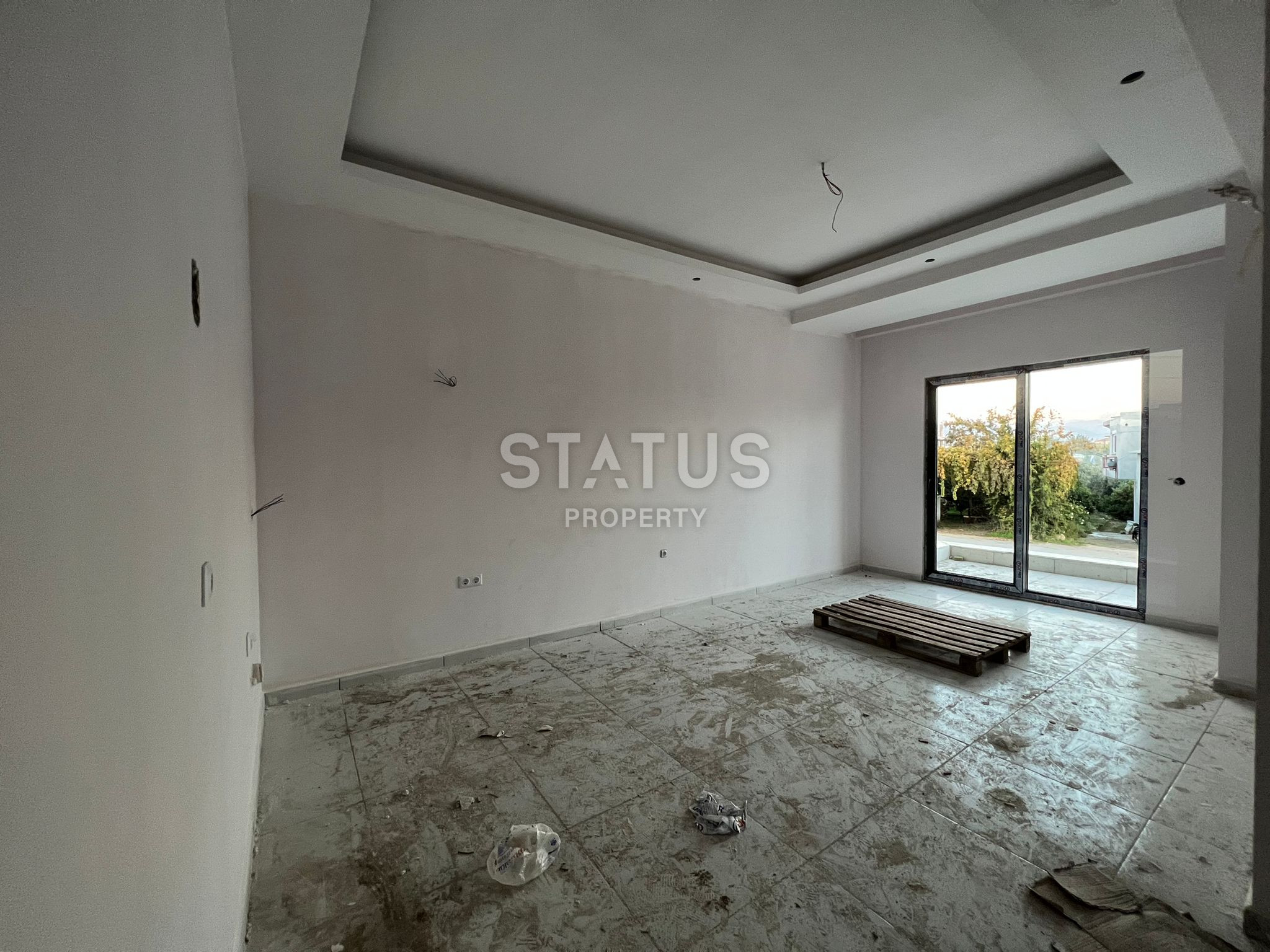 Новые квартиры от инвестора 1+1 на разных этажах в новом ЖК в Авсалларе. 45м2 фото 16