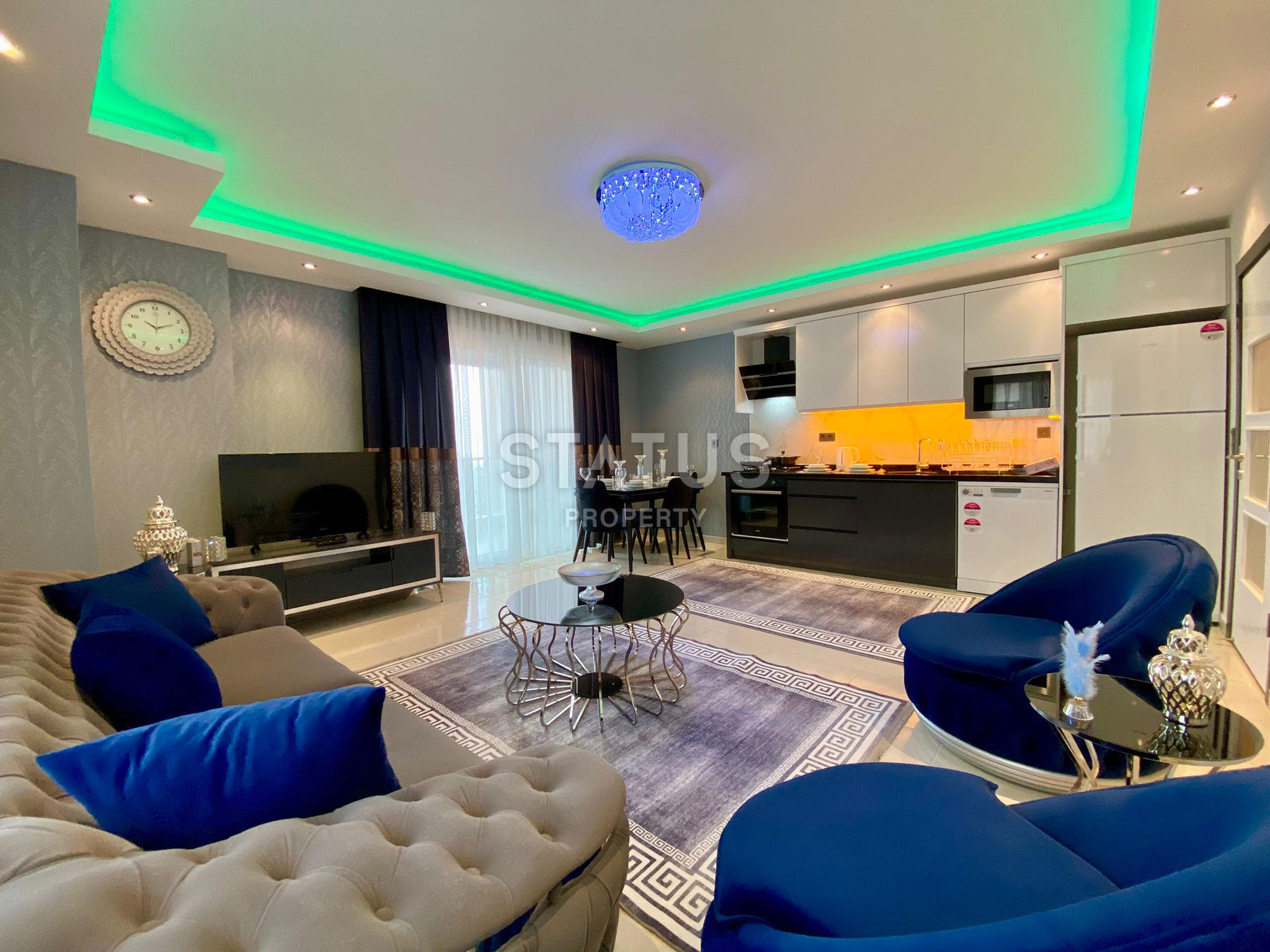 Трехкомнатная меблированная квартира в Махмутларе. 115м2 фото 1