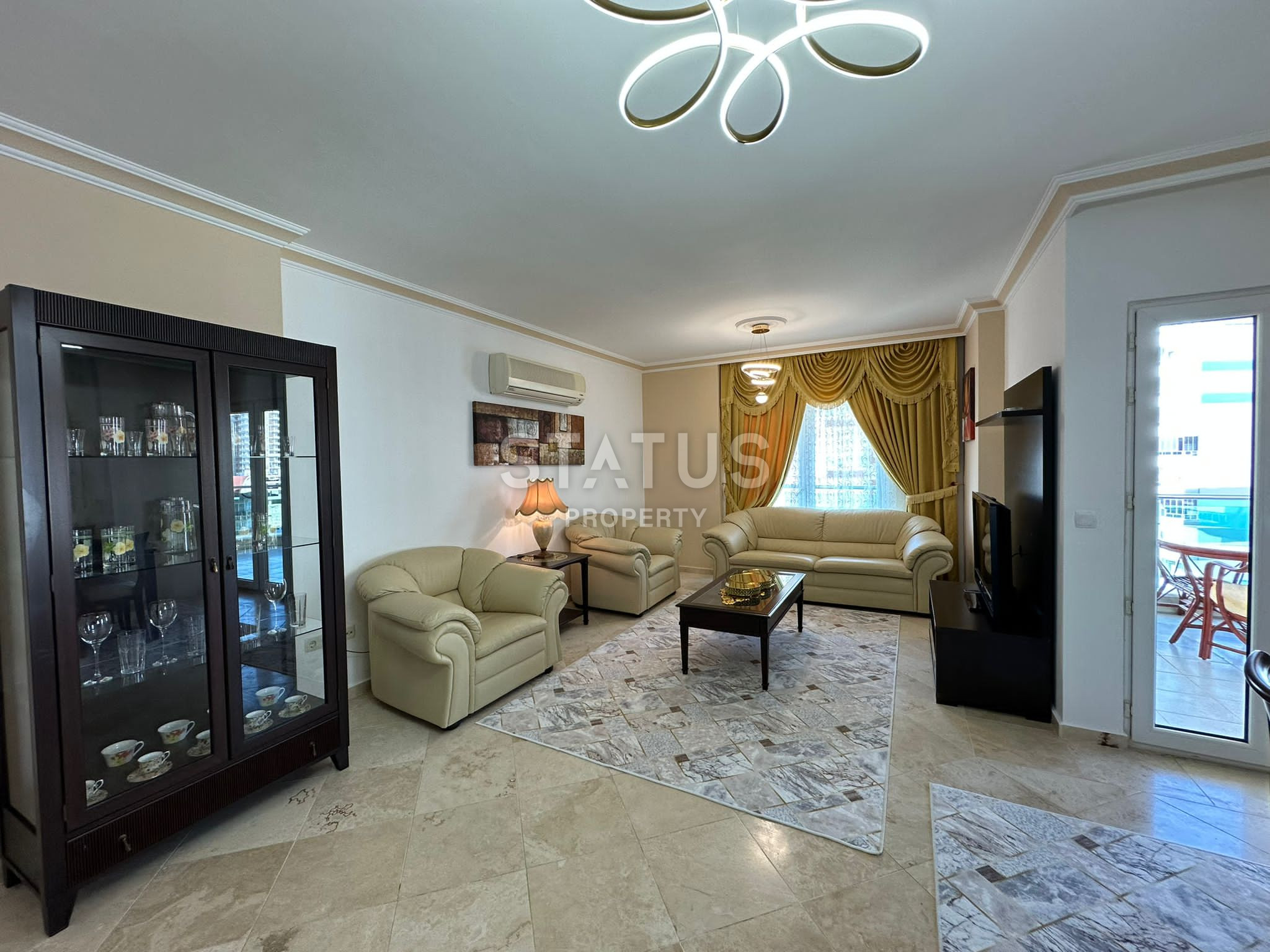 Просторная меблированная квартира  2+1 в комплексе с инфраструктурой в Махмутларе. 120м2 фото 4