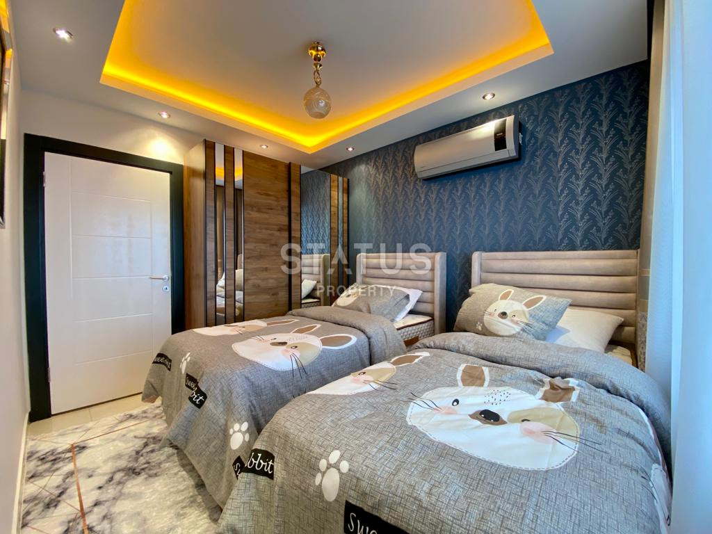 Меблированные апартаменты 2+1 с прямым видом на море в районе Махмутлар, 110 м2 фото 11