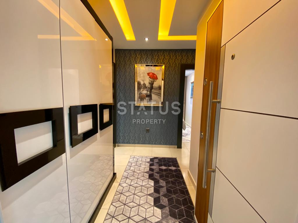 Меблированные апартаменты 2+1 с прямым видом на море в районе Махмутлар, 110 м2 фото 12