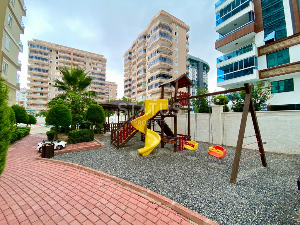 Меблированные апартаменты 2+1 с прямым видом на море в районе Махмутлар, 110 м2 фото 13