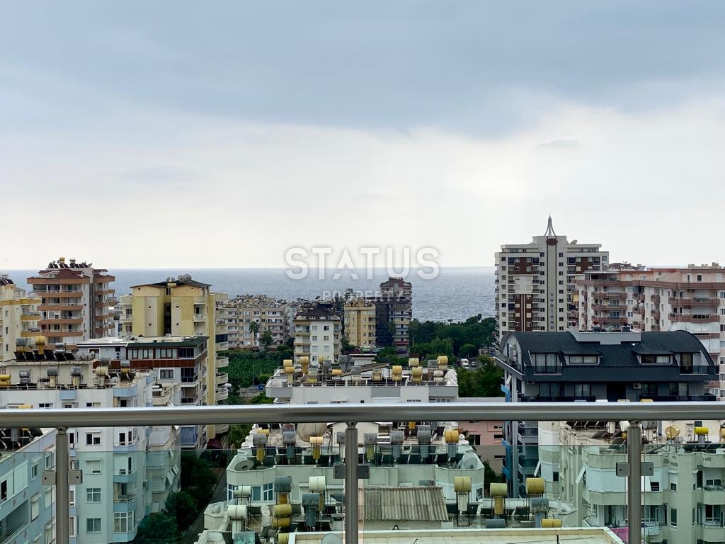 Меблированные апартаменты 2+1 с прямым видом на море в районе Махмутлар, 110 м2 фото 14