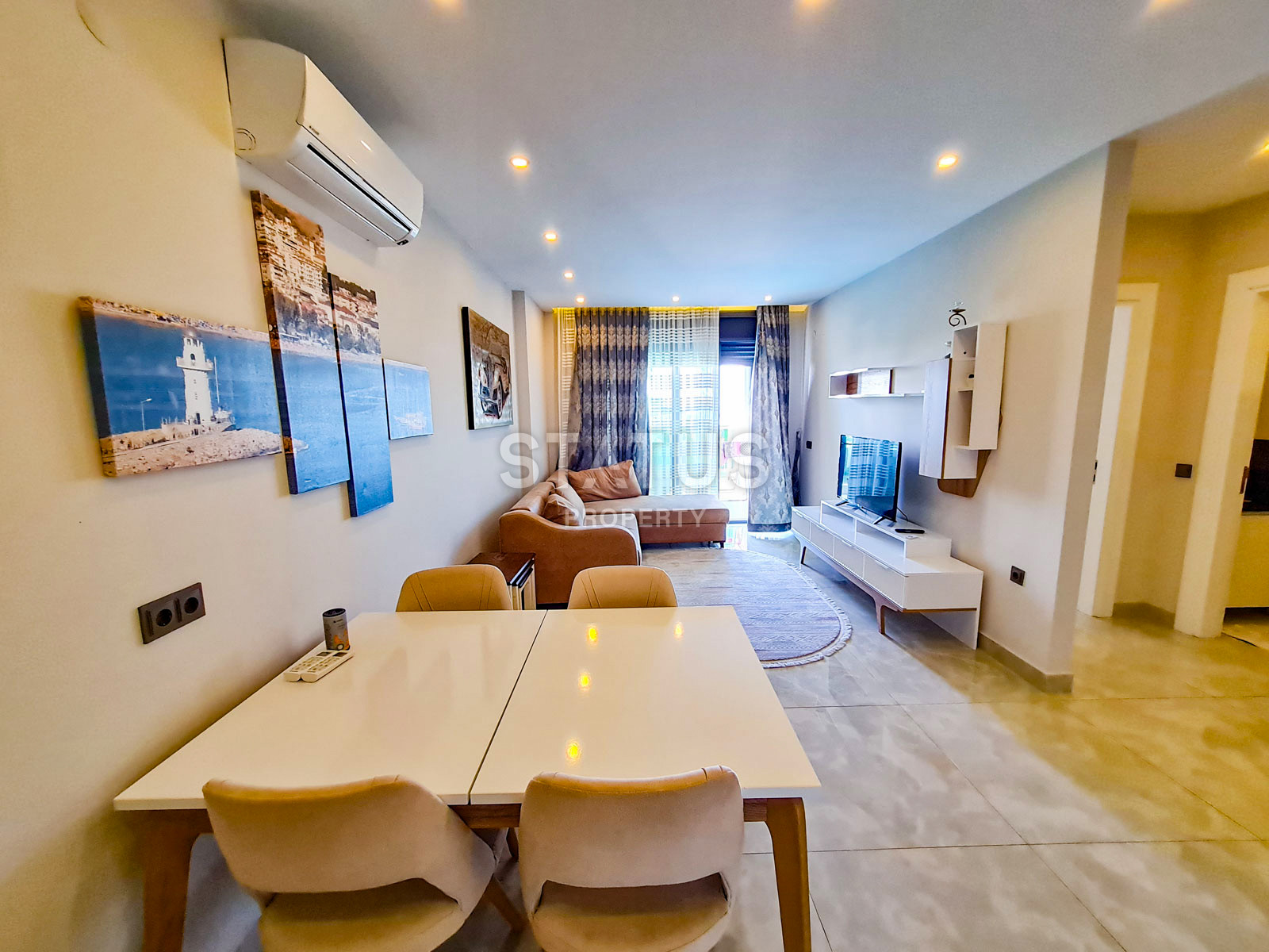 Двухкомнатные апартаменты на первой береговой линии в Махмутларе, 65м2 фото 9