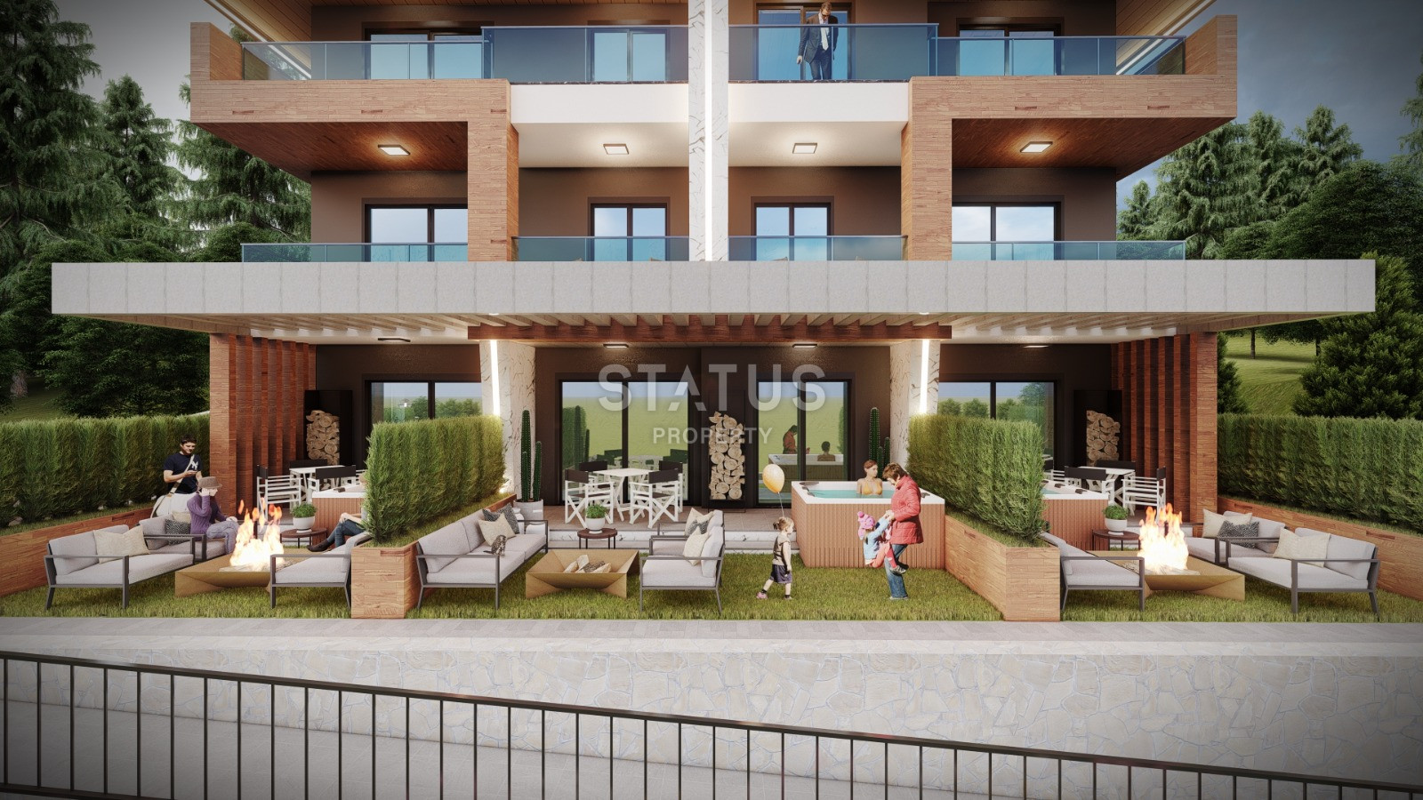 Проект долевого строительства с лучшими панорамными видами на город Аланья. 68м2 – 278м2 фото 5