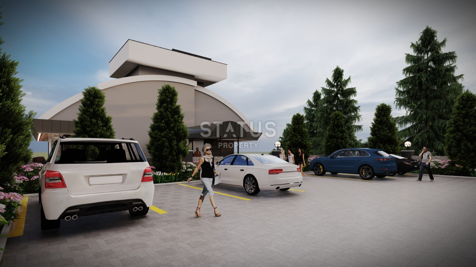 Проект долевого строительства с лучшими панорамными видами на город Аланья. 68м2 – 278м2 фото 8