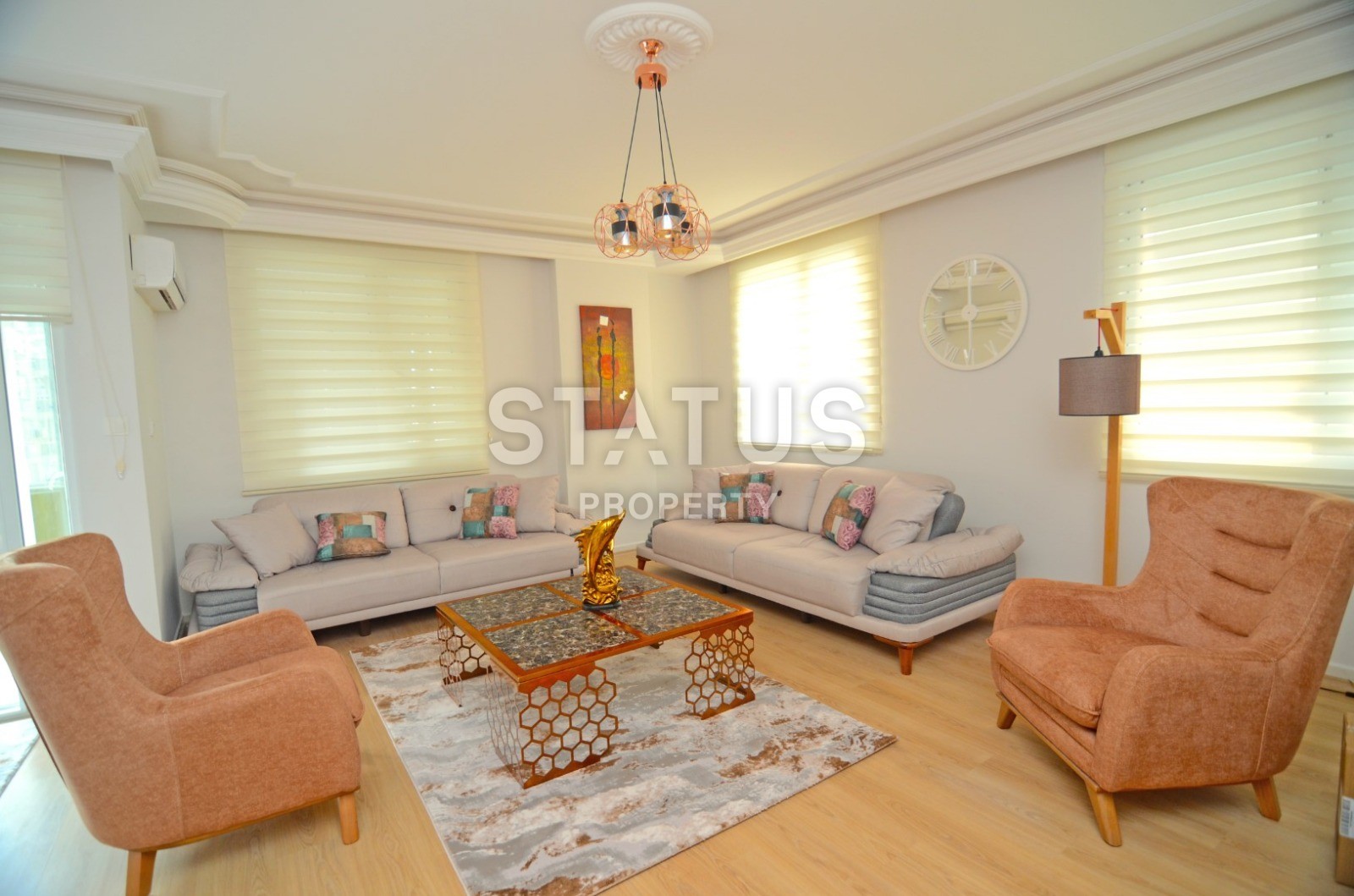 Меблированные апартаменты 3+1 в комплексе с бассейном,  Махмутлар, 130 м2 фото 3