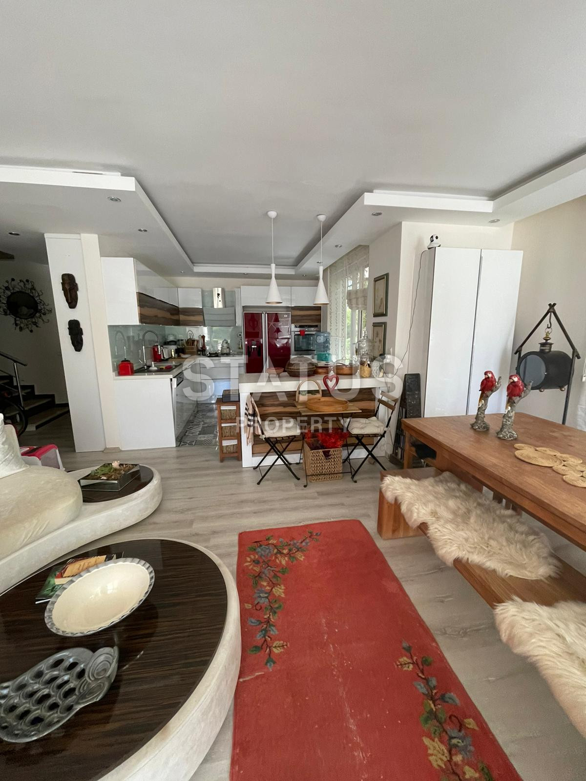 Садовый дуплекс на берегу реки Димчай, р-н Тосмур. 155м2 фото 16