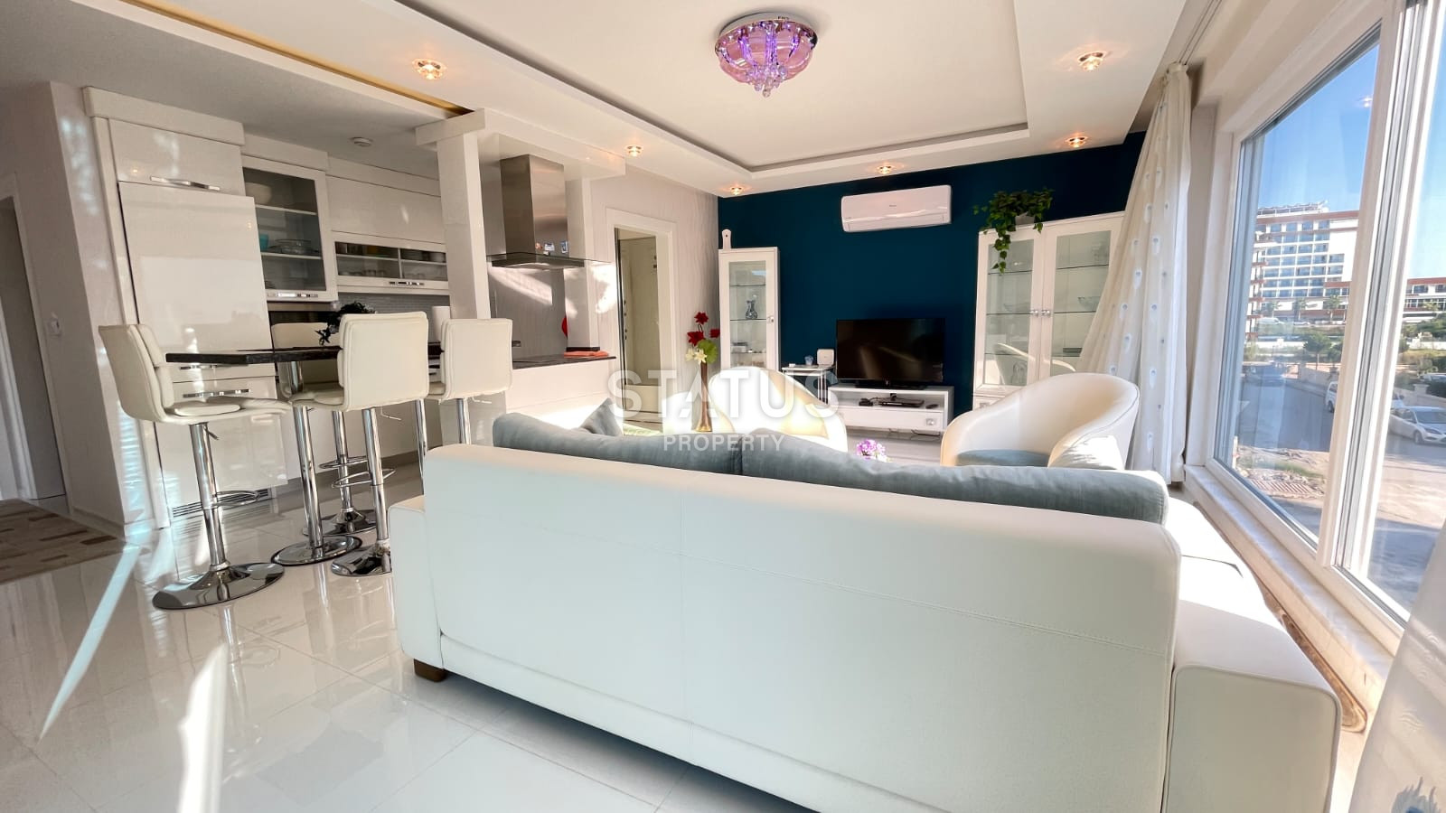 Просторная трёхкомнатная квартира под ключ в Кестел,110м2 фото 4