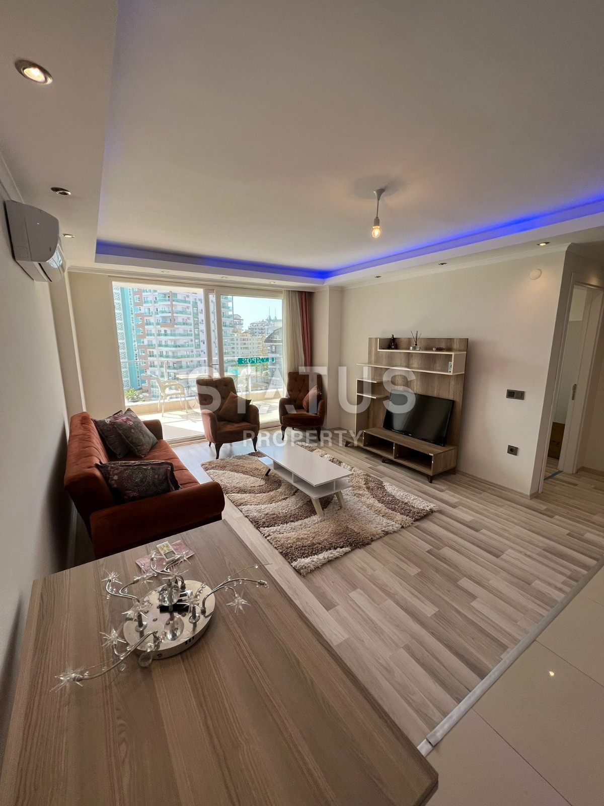 Меблированные апартаменты 1+1 в районе Махмутлар, 70 м2 фото 2