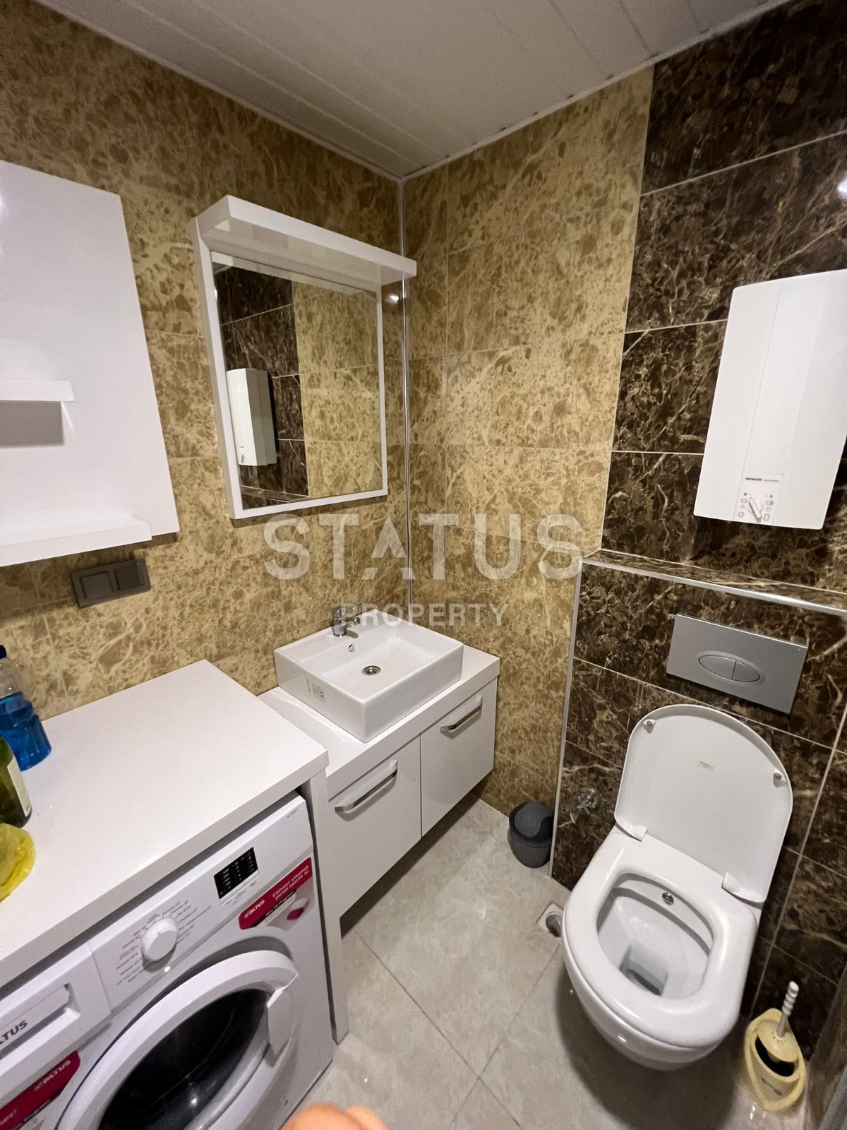 Меблированные апартаменты 1+1 в районе Махмутлар, 70 м2 фото 12