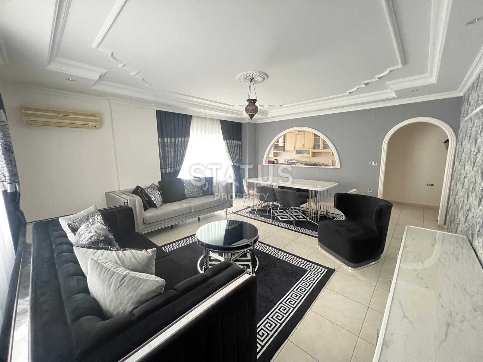 Трёхкомнатные апартаменты в центре Алании.150м2. фото 11