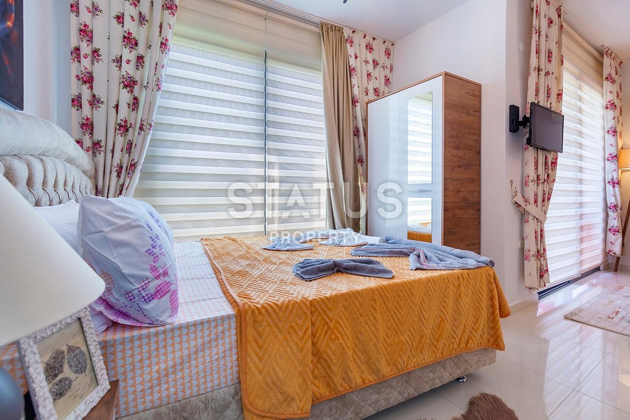 Квартира-студия с мебелью в комплексе с бассейном, Кестель, 45 м2 фото 5