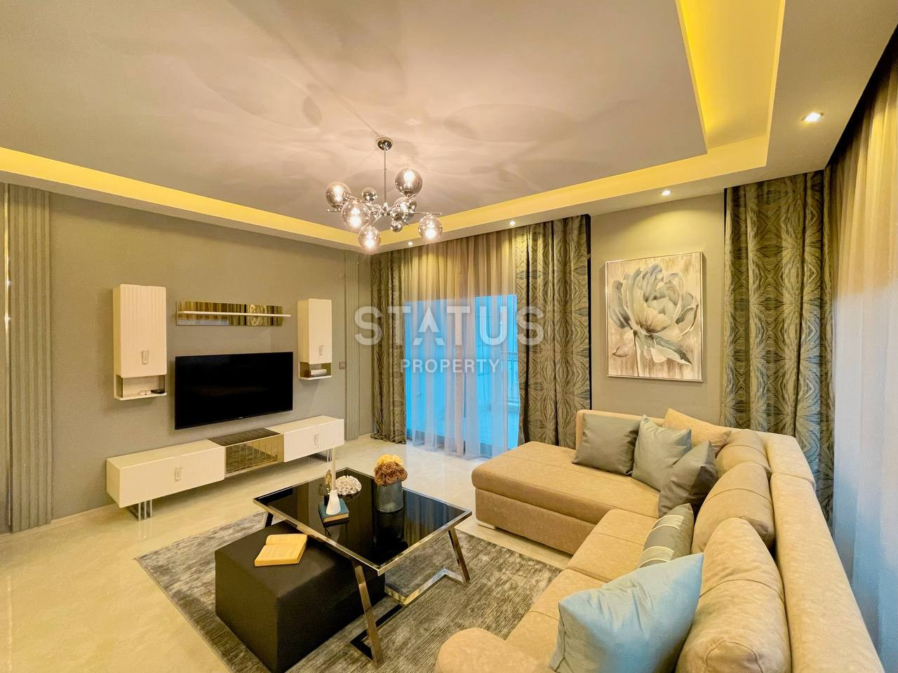 Меблированная трехкомнатная квартира в Каргыджак, 120 м2 фото 3