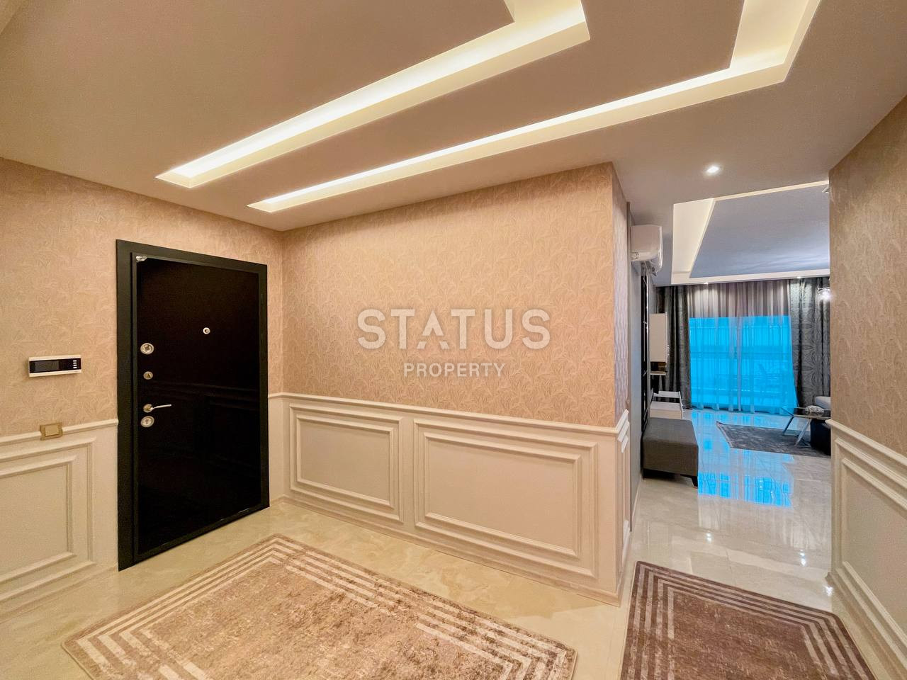 Меблированная трехкомнатная квартира в Каргыджак, 120 м2 фото 8