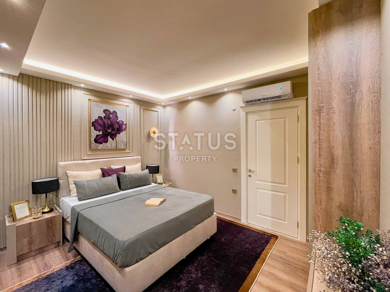 Меблированная трехкомнатная квартира в Каргыджак, 120 м2 фото 16