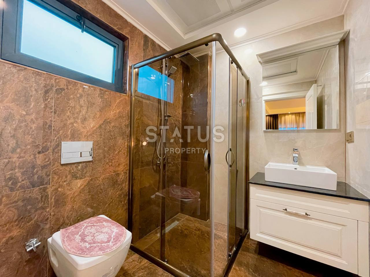 Меблированная трехкомнатная квартира в Каргыджак, 120 м2 фото 18