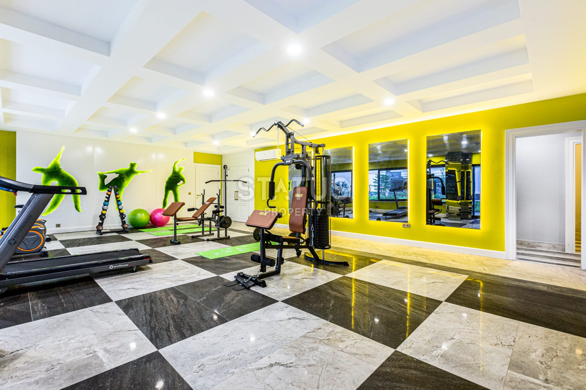 Меблированная трехкомнатная квартира в Каргыджак, 120 м2 фото 28