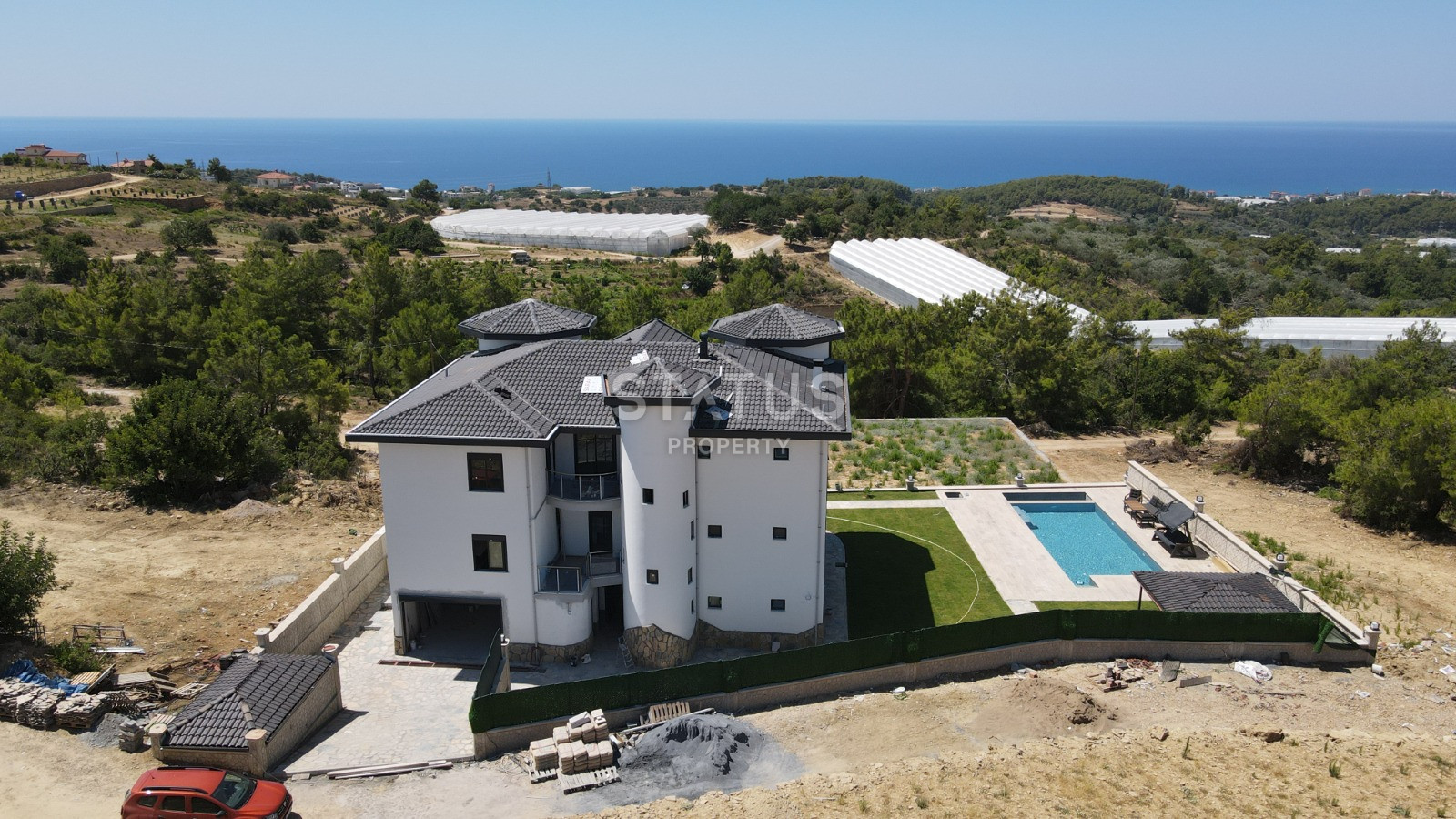 Огромная трёхэтажная вила с видом на море в районе Инжекум. 660м2 фото 18