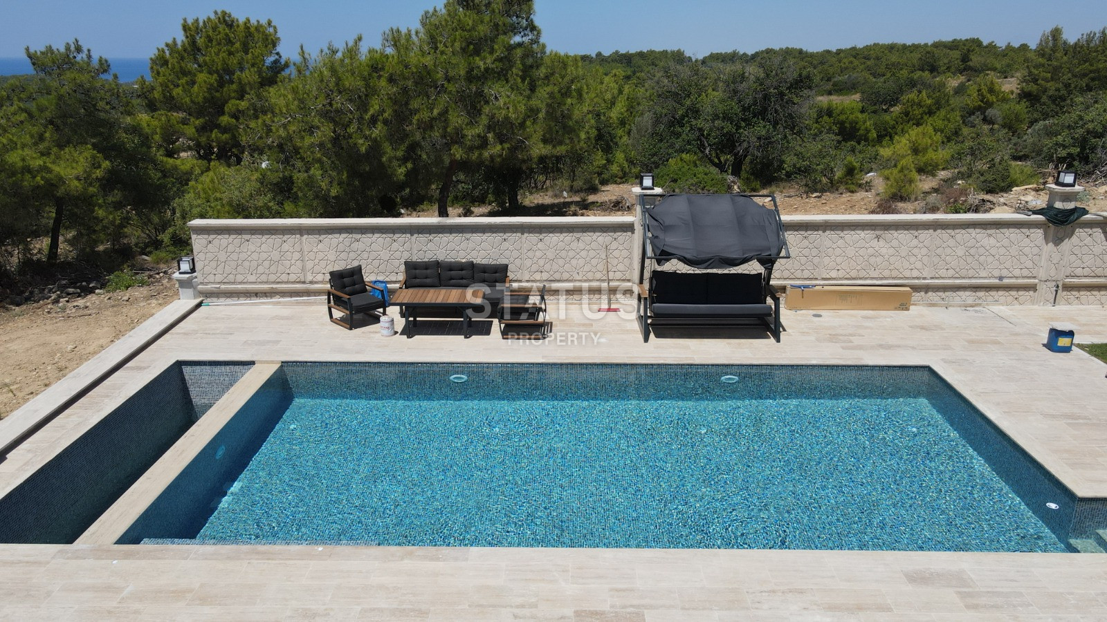 Огромная трёхэтажная вила с видом на море в районе Инжекум. 660м2 фото 23