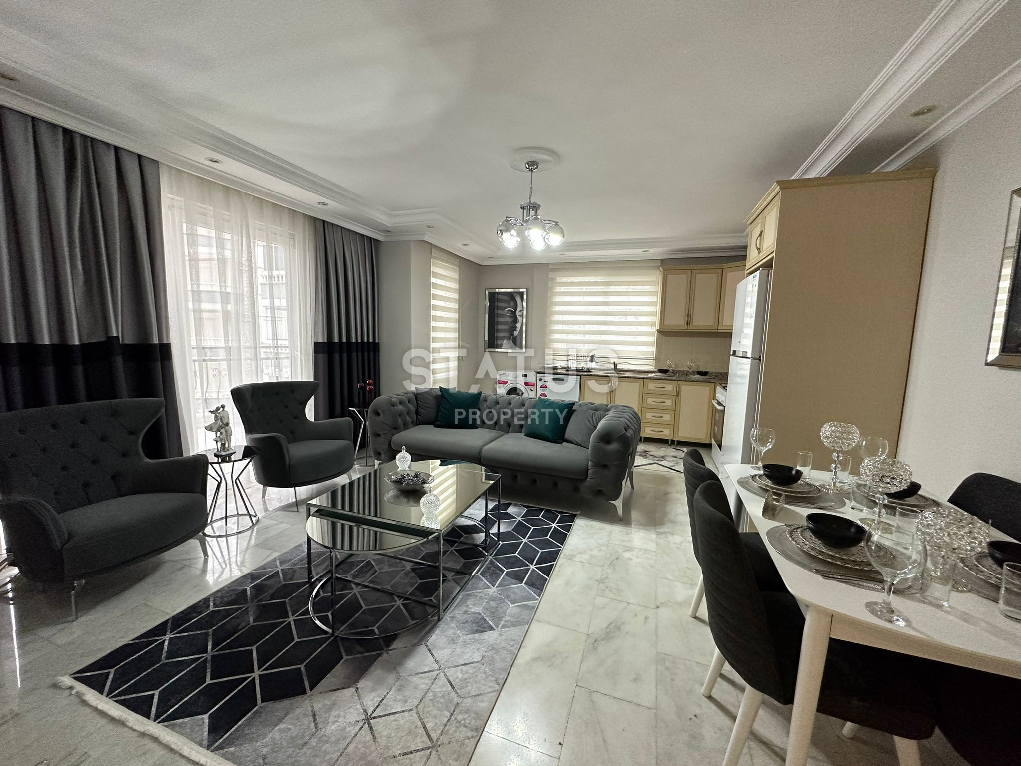 Просторная обустроенная квартира в районе Оба, 110м2 фото 9