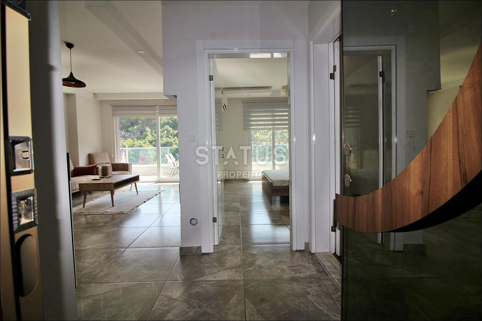 Новая квартира с видом на море в комплексе с инфраструктурой в Каргыджаке. 60м2 фото 5