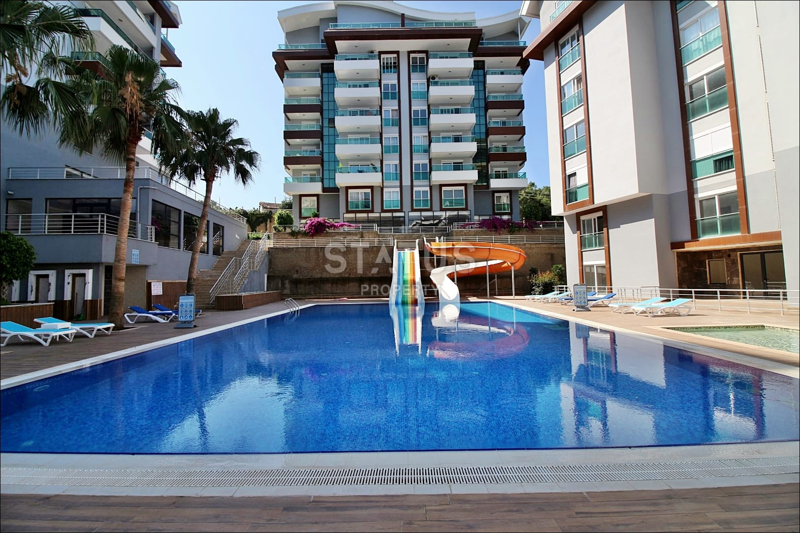 Новая квартира с видом на море в комплексе с инфраструктурой в Каргыджаке. 60м2 фото 20