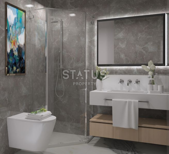 New stylish project on a pencil in the central part of the city of Gazipasa, 59-200 m2 фото 17