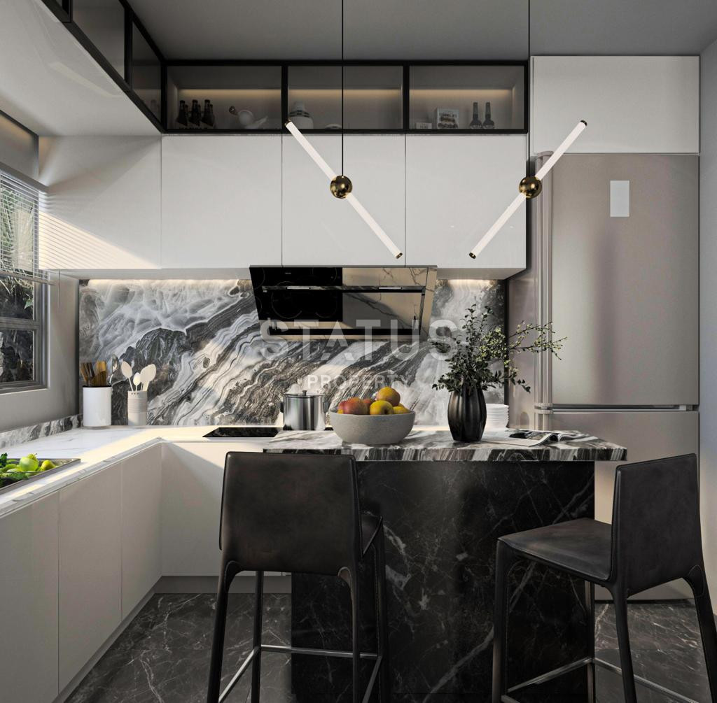 Новый стильный инвестиционный проект на первой береговой линии в Окурджаларе. 47-120м2 фото 10