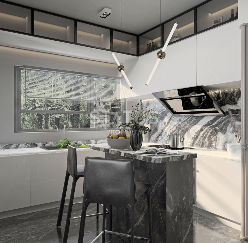 Новый стильный инвестиционный проект на первой береговой линии в Окурджаларе. 47-120м2 фото 13