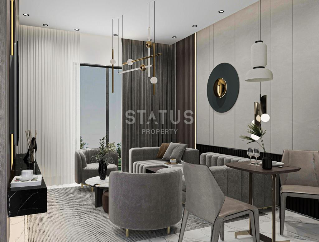 Новый стильный инвестиционный проект на первой береговой линии в Окурджаларе. 47-120м2 фото 19