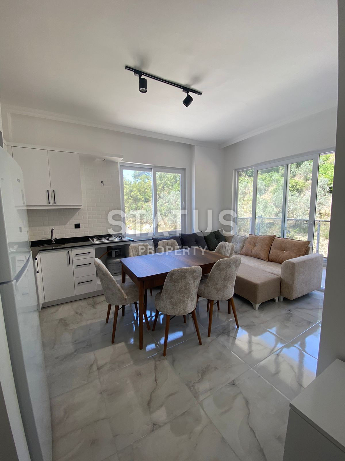 Новая готовая двухкомнатная квартира в Авсалларе 45м2 фото 4