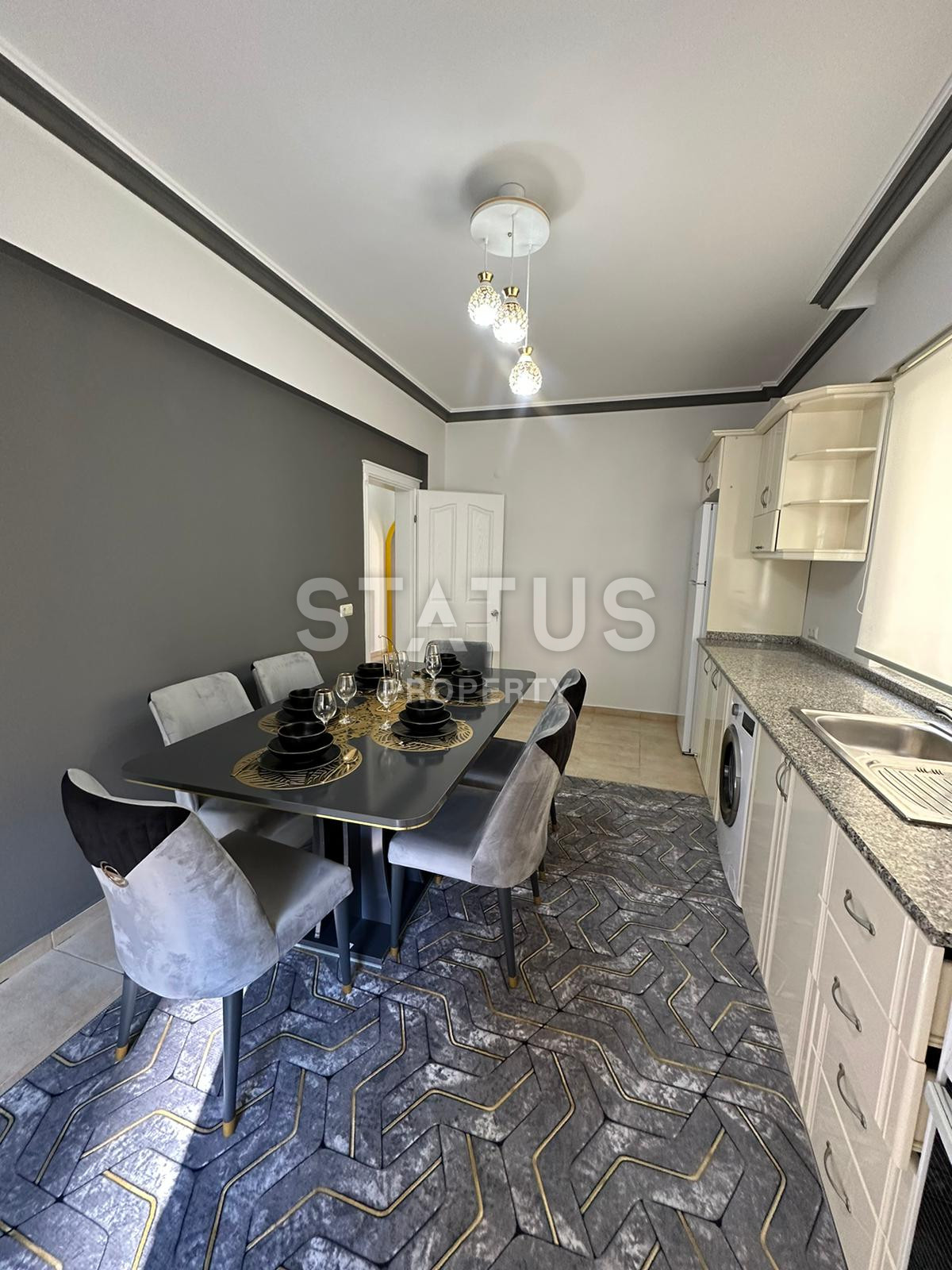 Готовая квартира 2+1 после ремонта в Махмутларе.130м2. фото 8