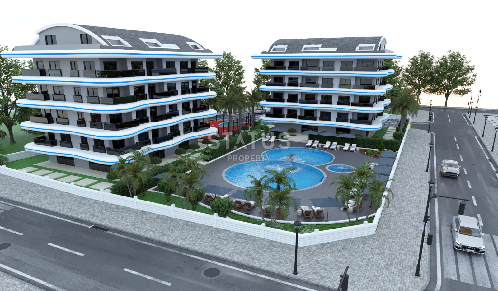 Новый стильный инвестиционный проект в районе Инжекум. 47-102м2 фото 5