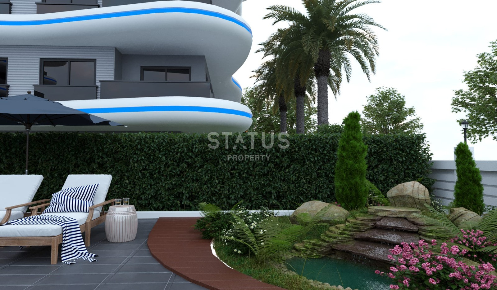 Новый стильный инвестиционный проект в районе Инжекум. 47-102м2 фото 6