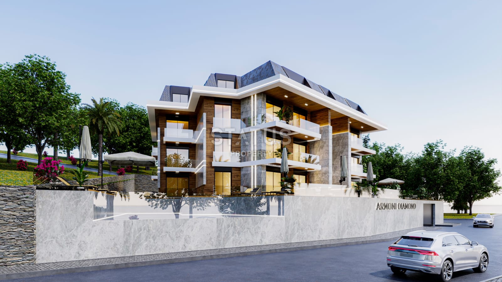 New luxury project in Hasbahce area, 75-181 m2 фото 4