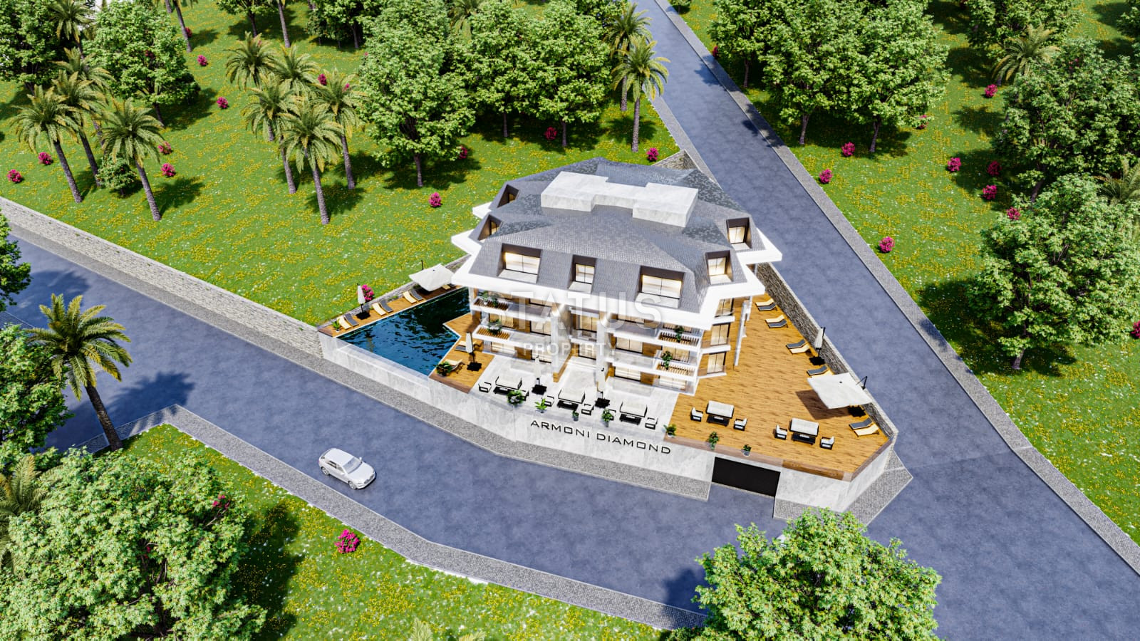 New luxury project in Hasbahce area, 75-181 m2 фото 5