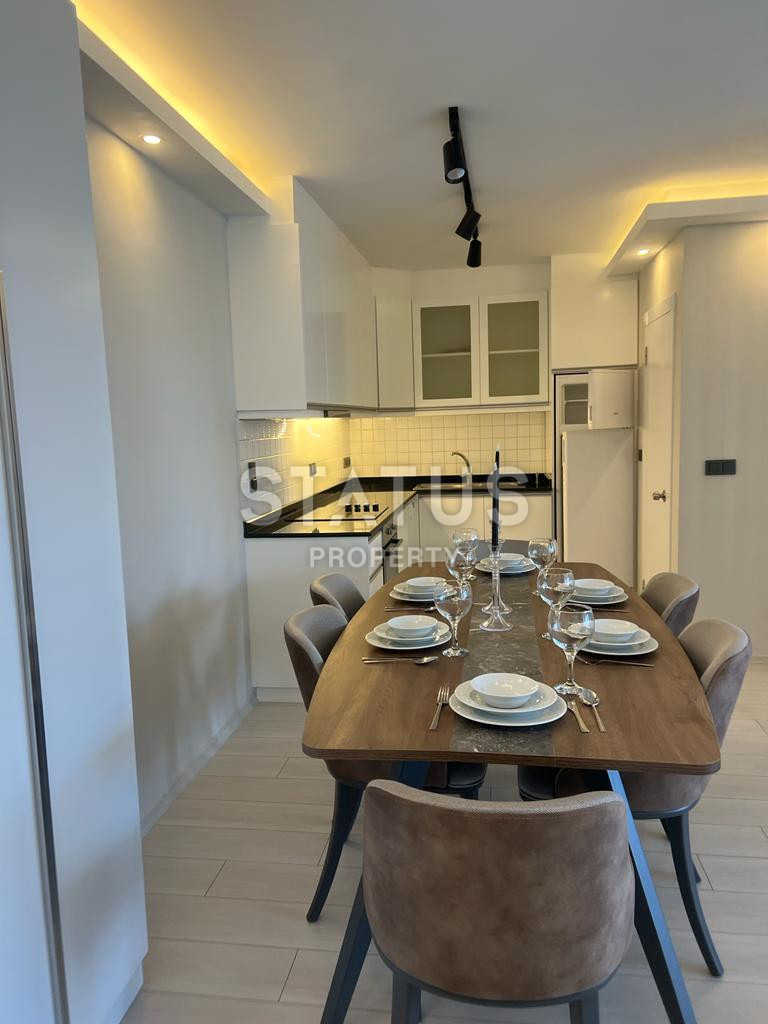 Трёхкомнатная меблированная квартира в Каргыджаке в 200м от моря. 120м2 фото 6