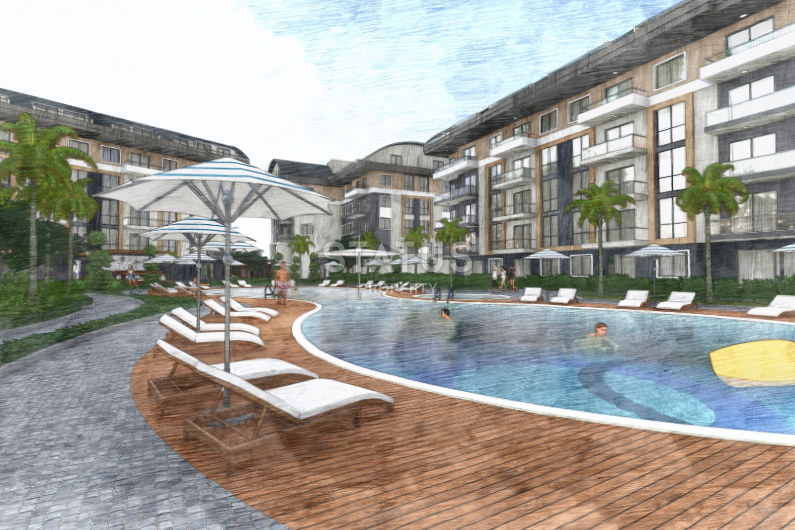 Инвестиционная квартира в роскошном проекте в ОБА. 55м2 фото 17