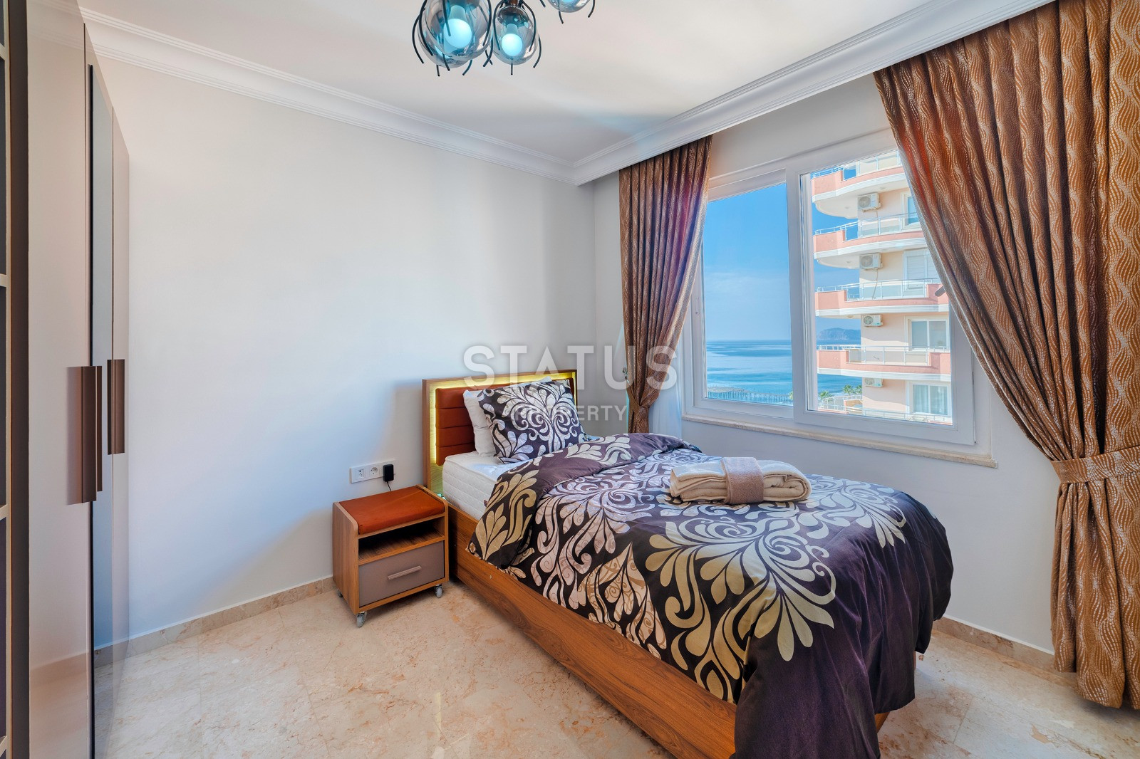 Панорамная трёхкомнатная квартира под ключ в первой береговой в Махмутларе, 125 м2 фото 16