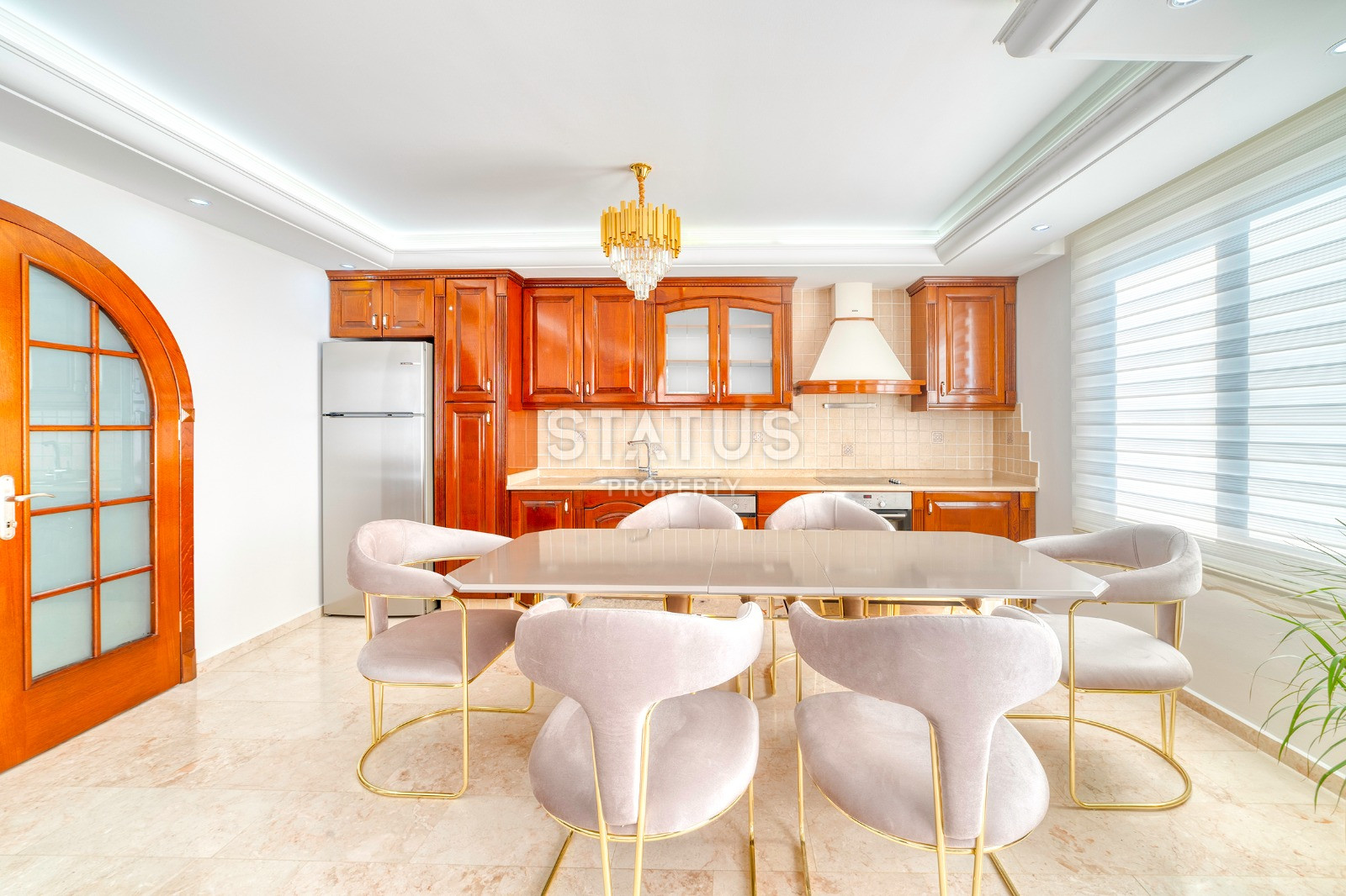 Панорамная трёхкомнатная квартира под ключ в первой береговой в Махмутларе, 125 м2 фото 5