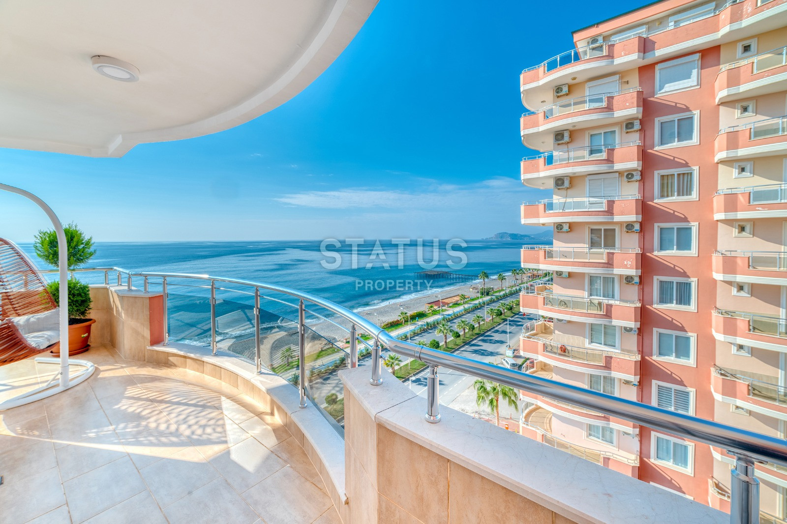 Панорамная трёхкомнатная квартира под ключ в первой береговой в Махмутларе, 125 м2 фото 15