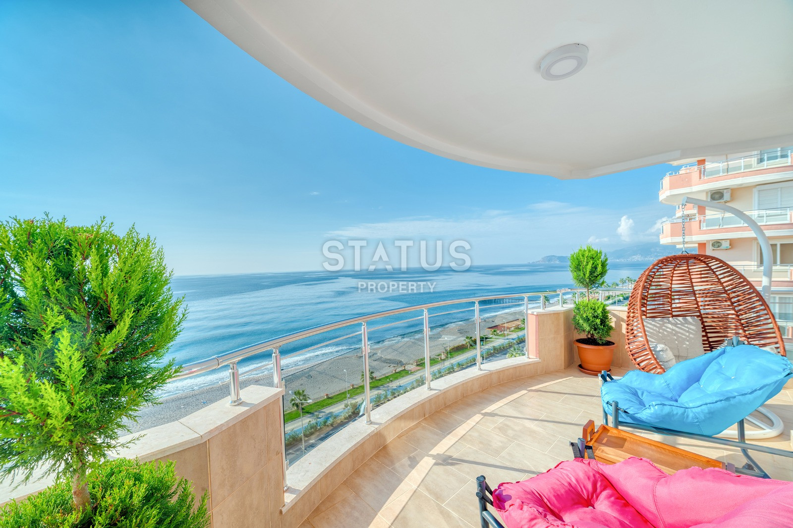 Панорамная трёхкомнатная квартира под ключ в первой береговой в Махмутларе, 125 м2 фото 14