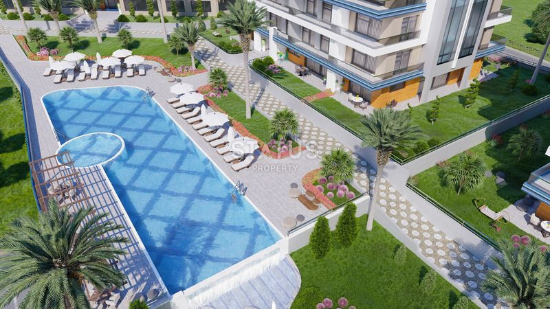 Spacious new apartment in a new residential complex in Kargicak. 62m2 фото 5