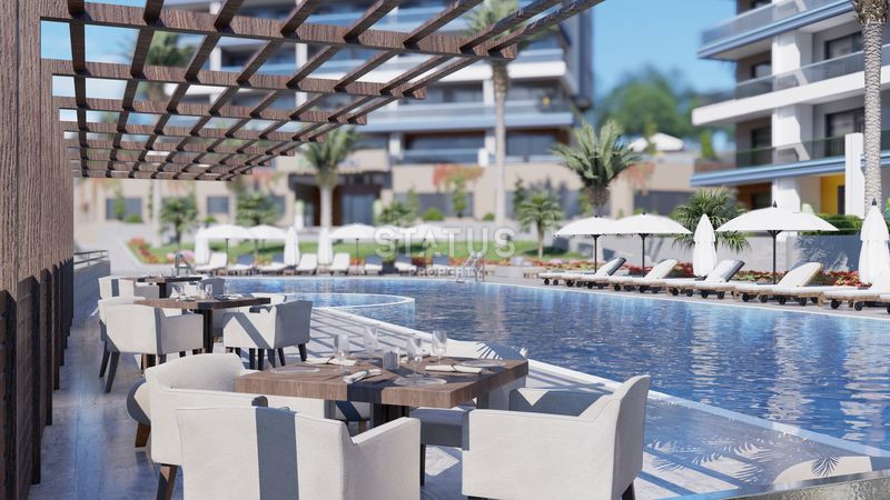 Spacious new apartment in a new residential complex in Kargicak. 62m2 фото 6